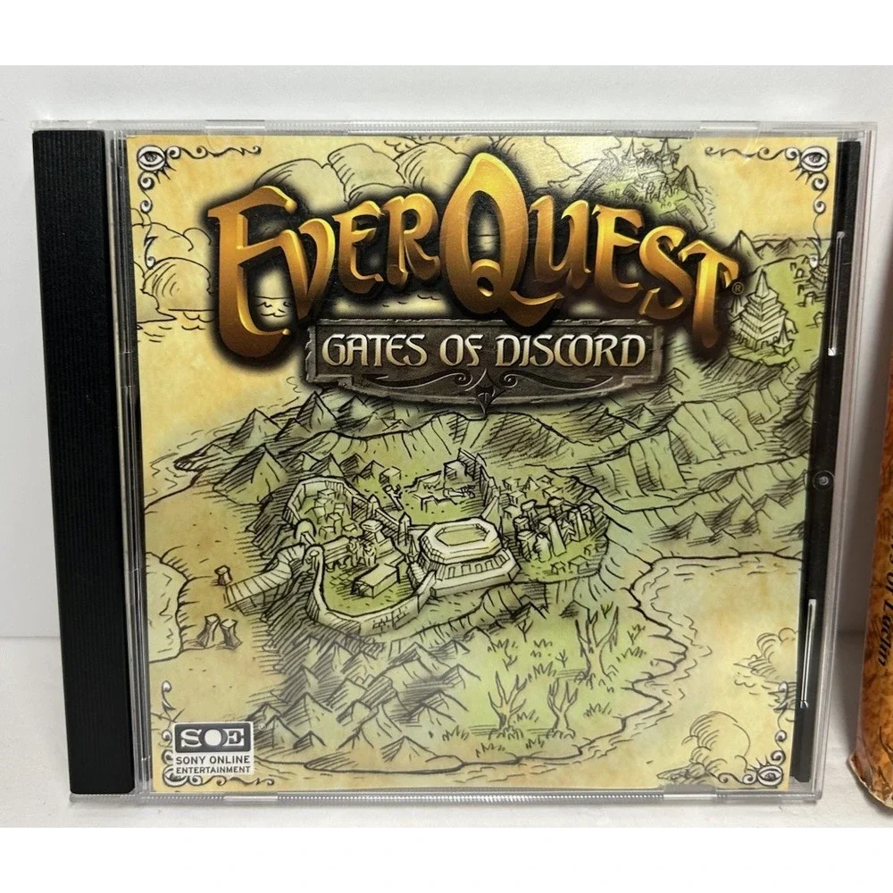 Everquest: Shadows Of Luclin Gates Of Discord PC Video Game 3 Disc‎ Set Bundle